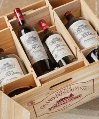 Caisse Variation "Château Grand-Puy-Lacoste" 2022 1 Kiste Mit 1 Doppel-Magnum, 2 Magnum Und 4 Flaschen