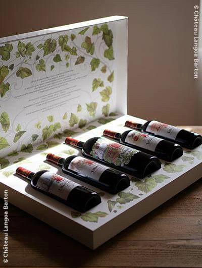 Château Langoa Barton : Coffret Langoa Barton 200 Ans Kassette 4 Flaschen + 1 Magnum 1 Château Langoa Barton : Coffret Langoa Barton 200 Ans Kassette 4 Flaschen + 1 Magnum