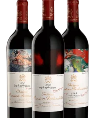 Château Mouton Rothschild : Coffret Magnums 2009-2010-2015 Sammlerbox Mit 3 Magnums
